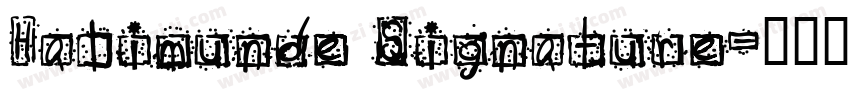Halimunde Signature字体转换